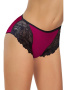 Полные трусики ORO Orabella 2218 Бургундово-черный || Полные трусики ORO Orabella 2218 Бургундово-черный