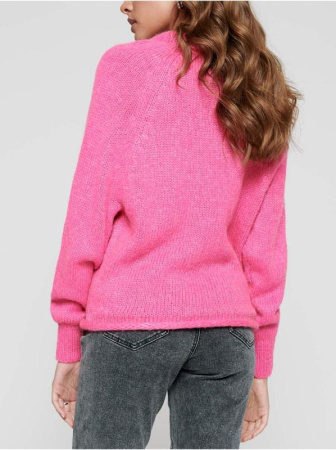 Вязаный джемпер из объемной итальянской пряжи с шерстью и мохером LDK 075 || Джемпер жін. CE LDK075 18С-265СП, р.170-88, emerald green