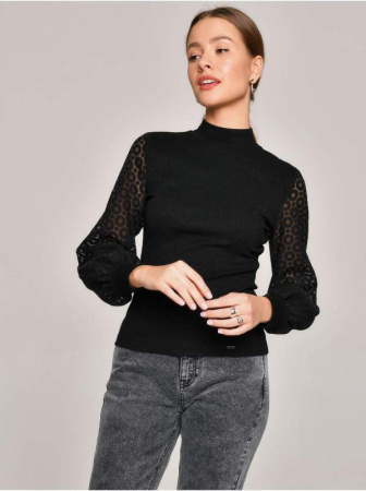 Блузка жен. Conte LBL 1160, р.170-84-90, black-silver