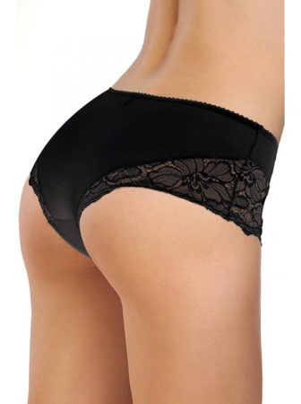 Полные трусики ORO Rosabella 2224 Черный || Полные трусики ORO Rosabella 2224 Черный