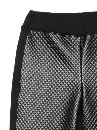 Легінси з ефектом "фактурної шкіри" BRILLY, р. 164-90, Nero