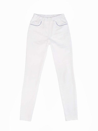 Моделирующие джеггинсы с высокой посадкой VOYAGE, р.164-90, white || Моделюючі джеггінси з високою посадкою VOYAGE, р. 164-90, white