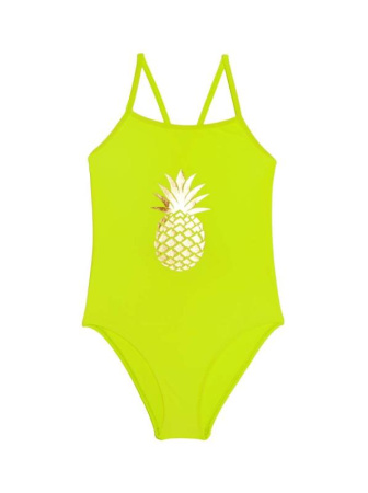 Купальник дев. E ANANAS LIME