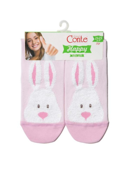 Носки жен. хлопковые Conte HAPPY 18С-268СП, р.23-25, 420 светло-розовый