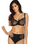 Комплект Ewa Bien Aisha - бюстгальтер с мягкой чашкой B139 и полные трусики C124 Черный || Комплект Ewa Bien Aisha - бюстгальтер с мягкой чашкой B139 и полные трусики C124 Черный