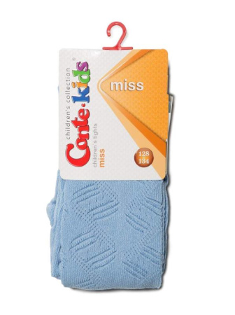Колготки дитячі Conte Kids MISS 7С-80СП, р. 116-122, 272 блакитний