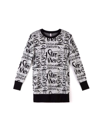 Ультрамодная туника из вискозной пряжи &quot;ощущение шелка&quot; 840 || Туніка жін. CE LTH 840, р.170-100-106, grey