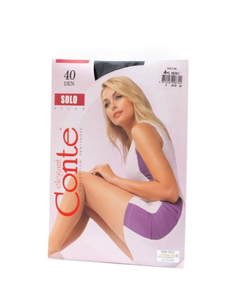 Колготки з шортиками Solo 40, р. 4, Nero Колготки з шортиками Solo 40, р. 4, Nero
