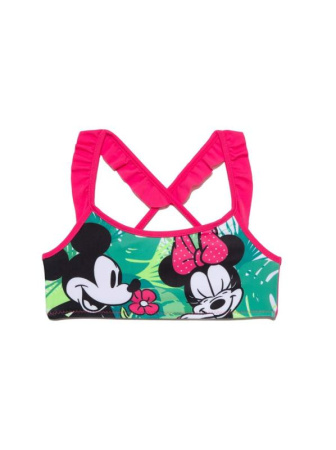 Яркий купальник MINNIE LOVE с Минни Маус Disney || Костюм купальний для дівчат СE MINNIE LOVE, р.134,140-68, pink