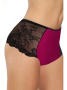 Полные трусики ORO Eleonora 2210 Бургундово-черный || Полные трусики ORO Eleonora 2210 Бургундово-черный