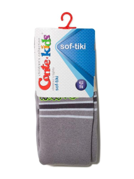 Колготки дитячі Conte Kids SOF-TIKI 7С-38СП, р. 80-86, 391 сірий Колготки дитячі Conte Kids SOF-TIKI 7С-38СП, р. 80-86, 391 сірий