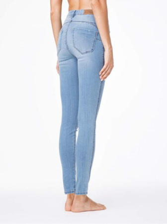 Моделирующие джинсы PUSH UP с высокой посадкой CON-42 || ВД Брюки джинсові жін. CE CON-42, р.170-98, блакитний