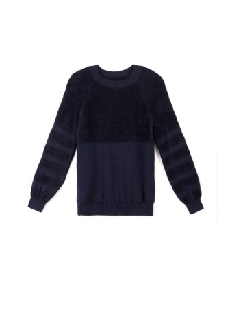 Ультрапушистый джемпер с вискозой премиального качества 041 || Джемпер жін. CE LDK041 18С-68СП, р.170-84, синій