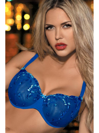 Бюстгальтер с мягкой чашкой Kinga Marion SC-598 Синий