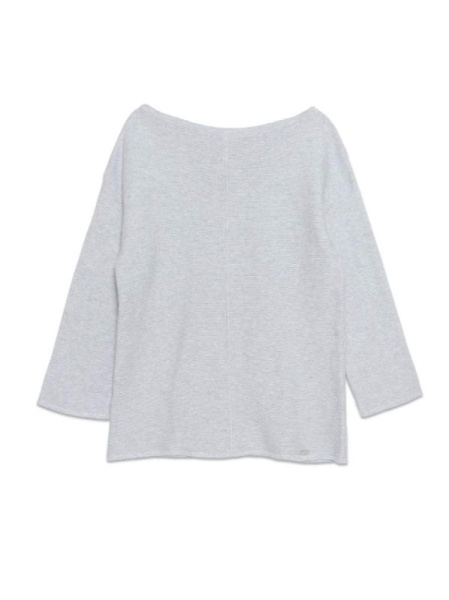 Фактурный джемпер из пряжи с хлопком и модалом LDK 103