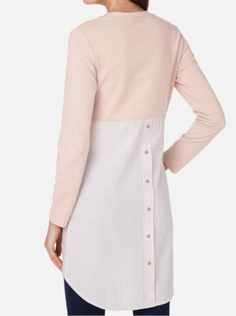 Стильная туника с имитацией рубашки 831