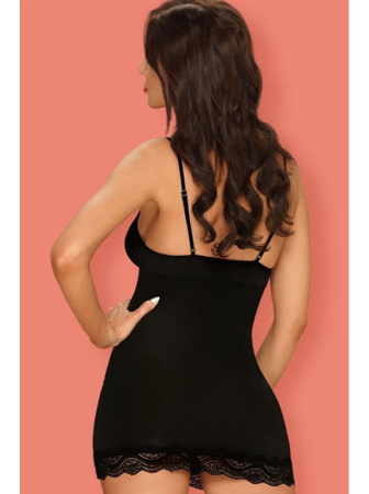 Комплект Obsessive Diyosa chemise  Черный || Комплект Obsessive Diyosa chemise  Черный