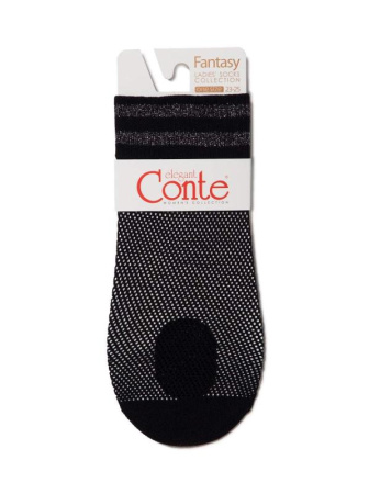 Носки жен. Conte FANTASY 17С-122СП, р.23-25, 132 nero || Шкарпетки жін. CE FANTASY 17С-122СП, р.23-25, 132 Nero