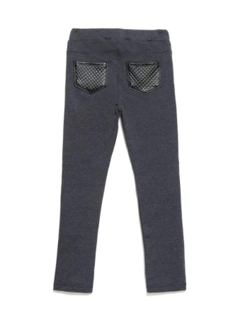 Джеггинсы с фактурными кожаными вставками MIRRA, р.128, 134-68 || Джеггінси з фактурними шкіряними вставками MIRRA, р. 128, 134-68