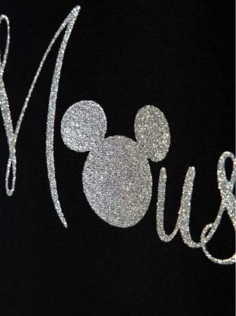 Хлопковая туника с мерцающей надписью Disney LTH 954 || Туніка жін. CE DISNEY LTH 954, р.170-88-94, risky red