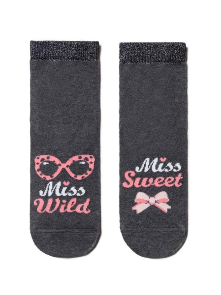 Носки жен. хлопковые Conte HAPPY 17С-21СП, р.25, 127 темно-серый