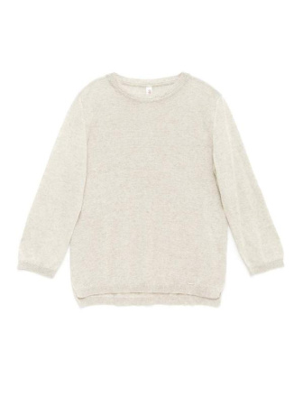 Вязаный фактурный джемпер из пряжи с вискозой и льном LDK 089 || Джемпер жін. CE LDK089 19С-131СП, р.170-84, grey-blue melange