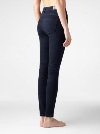 Моделирующие джинсы skinny с высокой посадкой CON-270 || Брюки джинсові жін. CE CON-270, р.164-94, dark indigo