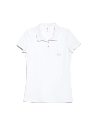 Классическая футболка-поло из хлопка LD 927 || Джемпер жін. CE LD 927, р.170-104, white