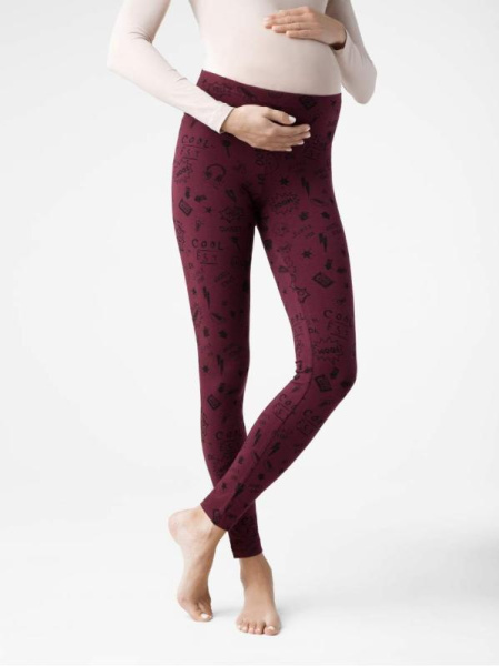 Легинсы женские Conte MAMA ART, р.170-98, windsor wine