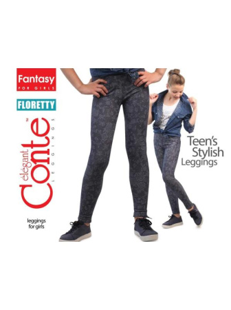 Леггинсы с цветочным рисунком FLORETTY