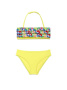 Купальник с воланами SUMMER || Костюм купальний для дівчат СE SUMMER, р.98,104-52, yellow tropic
