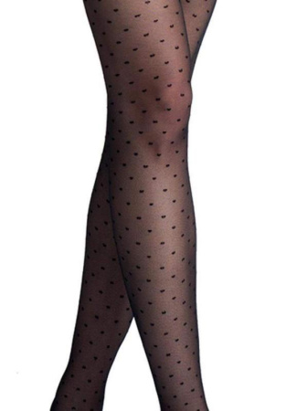 Колготки с узором MARILYN Flores 716, 3, nero(чёрный) || Колготки с узором MARILYN Flores 716, 3, nero(чёрный)