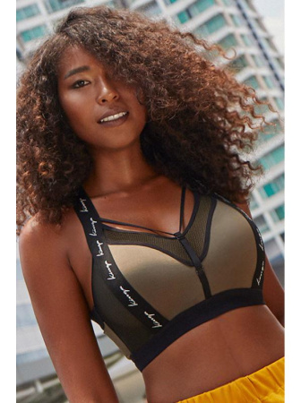 Спортивный формованный бюстгальтер без косточек Kinga Go Up SB-801 Хаки