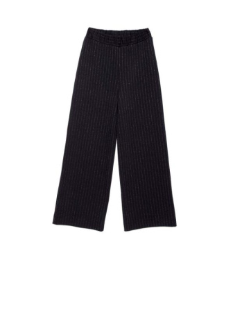 Кюлоты с высокой посадкой с легким мерцанием люрекса TRESOR || Брюки жін. CE TRESOR, р.164-102, shiny black