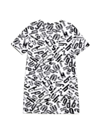 Хлопковая туника с принтом LTH 897 || Туніка жін. CE LTH 897, р.170-88-94, black-white logo