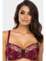 Бюстгальтер полумягкий Ewa Bien Sansa B150 Бордо-золотой || Бюстгальтер полумягкий Ewa Bien Sansa B150 Бордо-золотой
