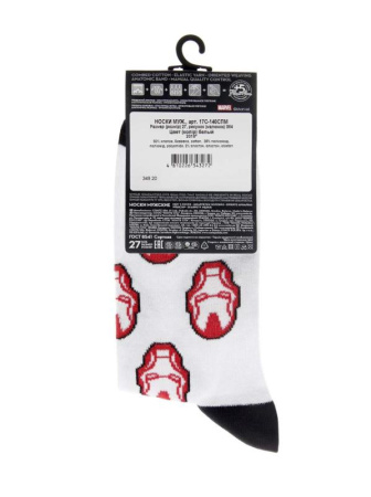 Носки муж. DW MARVEL 17С-140СПМ, р.27, 064 белый || Шкарпетки чол. MARVEL 17С-140СПМ, р.27, 073 темно-синій