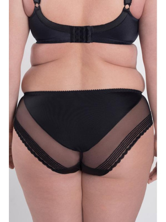 Полные трусики Samanta Roja B400 Черно-розовый || Полные трусики Samanta Roja B400 Черно-розовый