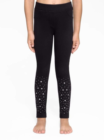 Ультрамодные джеггинсы с россыпью из стразов MINI SILVIA, р.134, 140-72