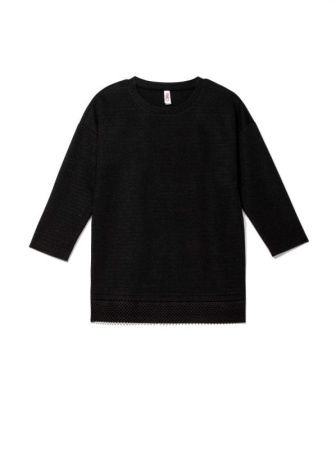 Ультрамодный джемпер с элегантным сетчатым кружевом 829