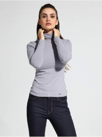 Классическая водолазка в рубчик из вискозы премиального качества LD 1028