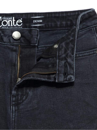 Eco-friendly джинсы Relaxed Mom с высокой посадкой CON-137B || Брюки джинсові жін. CE CON-137B, р.164-106, washed black