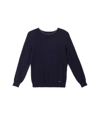 Джемпер из пряжи с вискозой премиального качества 023 || Джемпер жін. CE LDK023 17С-83СП, р.158,164-92, синій