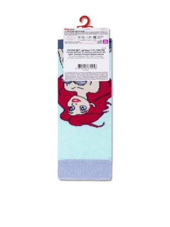 Носки дет. CK DISNEY 17С-138СПМ, р.22, 385 бледно-бирюзовый || Шкарпетки дит. CK DISNEY (принцеси) 17С-138СПМ, р.18, 387 світло-сірий