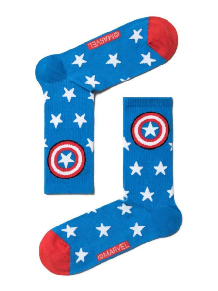 Носки муж. DW MARVEL 19С-222СПМ, р.25, 177 синий