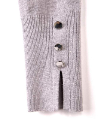 Свитер из пряжи с вискозой премиального качества 026 || Джемпер жін. CE LDK026 17С-86СП, р.158,164-92, сірий