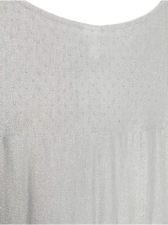 Удлиненная футболка с разрезами по бокам LD 611 || ВТЖ Джемпер жін. CELG LD 611, р.170,176-88, бежевий