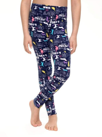 Комплект леггинсы+бриджи TRAITY || Комплект трикотажний TRAITY, р.98,104-52, nero-blue