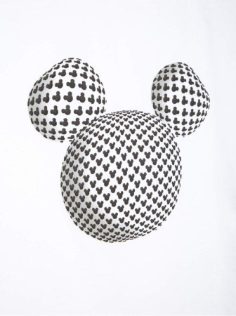 Ультрамодная футболка с коротким рукавом Disney LD 947 || Джемпер жін. CE DISNEY LD 947, р.170-88, ice white