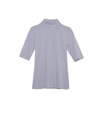 Топ в рубчик из вискозы премиального качества LD 1031 || Джемпер жін. CE LD 1031, р.170-96, lilac grey